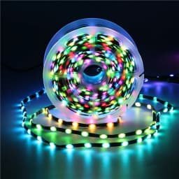 5V WS2811 3PIN Black Wire LED String Lights Dream Color RGBIC Addressable Individually Fairy Light Seed Pixels Light WS2812