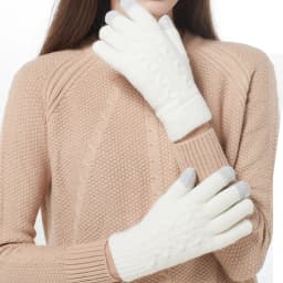Female Winter Warm Knitted Full Finger Gloves Men Solid Woolen Touch Screen Mittens Women Thick Warm Cycling Driving Gloves H46