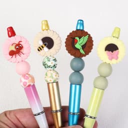 20pcs New Silicone Focal Beads Baby Teether Beads Teething Chew Toys DIY Pacifier Chain Jewelry Bracelet Pens Accessories