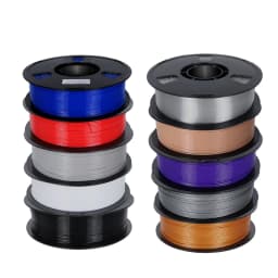 22LBS PETG Filament 3D Printer Filament 10 5 Rolls 1KG 1.75mm Bundle Multicolor Accuracy +/- 0.02mm 10kg 5kg PETG, Plastic Spool