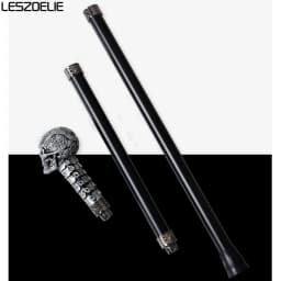 Luxury Resin Skull Head Handle Walking Stick Vintage Fashion Decorative Cane for Men And Women Metal Walking Stick