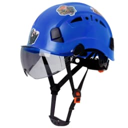Construction Safety Helmet with Visor DIY Stickers For Engineer ABS Hard Hat Industrial Work Cap Rescue Head Protection CE ANSI