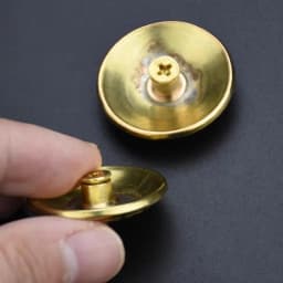 High-End Brass Wallet Buckle Leather Decorative Studs Brass Chrysanthemum Studs Belt Buckle Decoration Pure Copper Hardware