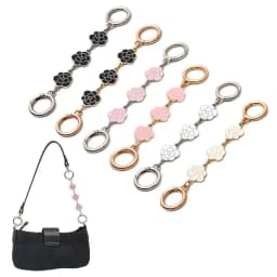 Bag Accessories Camellia Shape Hardware Handbag Strap Extender Bag Chain Replacement Chain Handbag Bag Extension Chain