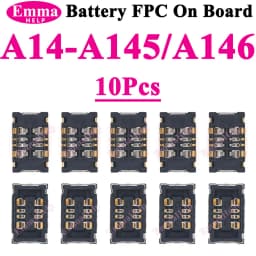 10pcs Battery FPC Connector Cilp Contact Plug For samsung A54 A34 A55 A35 A33 A73 A07 A13 A15 A16 A17 Connector Plug On Board