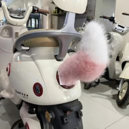 Car Motorcycle Control Electric Fox Tail Decor Removable Plush Car Motorcycle Decoration Funny Cosplay Animal Ornament