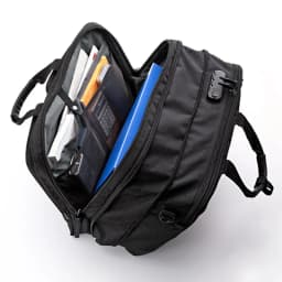 Large Capacitor Bag with Password 3WAY Handheld Double Shoulder Bapa Waterproof Business Nylon Notebook Bag