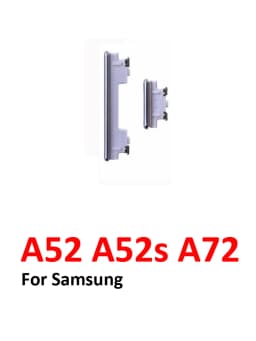 Phone Power Volume Button For Samsung Galaxy A52 A52s A72 LTE 5G New On Off Up Down External Key Internal Flex Cable Parts