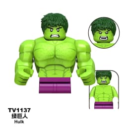 Blind Box Mini Building Blocks TV6204 Figures Big Goblin Spiderman Iron Man Venom Captain Hawk Deadpool Armor Christmas Gift Toy