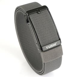 TUSHI New Elastic Belt For Men Automatic buckle Alloy Quick Release Strong Outdoor Casual Belt Tight Nylon Stretch Waistband