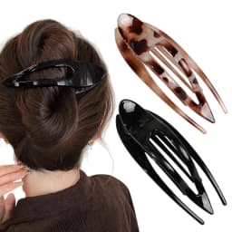 New Leopard Print Swallowtail Flat Hair Clip for Women Girl Large Duckbill Barrettes Hairgrip for Thick Hair Styling Accessories