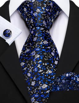 Elegant Spring Style Flower Men Tie Set Casual Wedding Business Necktie Hanky Cufflinks 3PCS Suit Accessories Mint Green Pink