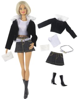 1 Set Doll Clothes 1:6 Scale Dress Outfit for 11.5 Inch 30cm Doll Many Style for Choice Gifts for Girls Doll Accessories #3