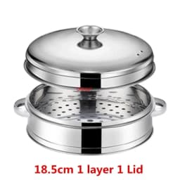 Stainless Steel Steamer fish steamed stuffed bun Rack Kitchen Tools Multilayered Insert With Holder instant pot steamer basket