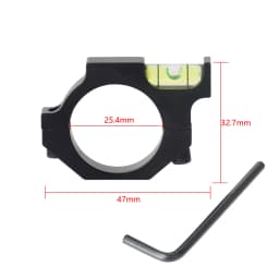Hunting Spirit Bubble Level Optical Scope Mounts for 20mm Picatinny 11mm Rail Scope Leveling Tool Kit Hunting Accessories