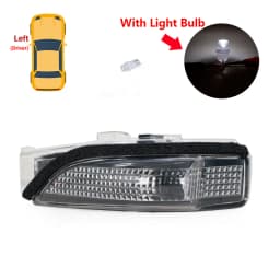 For Toyota AURIS C-HR COROLLA VERSO Rearview Mirror Turn Signal Light LED Indicator Blinker Repeater With Bulb 81741-02040