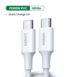 UGREEN USB C to USB Type C Cable 60W for Samsung MacBook iPad Pro USB Type C Charging Cable 3A Quick Charge 4.0 USB C