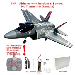 F‑35 Lightning RC Aircraft 40MM Ducted‑Fan Durable EPP 6‑Axis Gyro System 2.4G One‑Click Aerobatic Flight 4CH Glider RTF