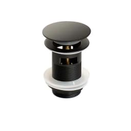 Bathroom Sink Push Down Pop Up Stopper Drain in Brushed Gold,Matt Black,White,Rose Gold,Gold,Chrome Washbasin Accessoires