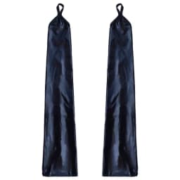 Women Multiple Colors Lacquer Leather Hook Finger Long Gloves Cosplay Nightclub Pole Dance Stage Performance Sexy Mittens