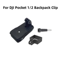 3in1 Gimbal Camera Strong Backpack Clip Adapter Fixed Mount for DJI Osmo Pocket 1 2 / DJI Pocket 3 Accessories