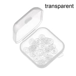 10/24PCS Tiny Metal Buckle Invisible Snap Mini Buttons Buckles for DIY Doll Clothes for 1/6 Doll Clothing Sewing Accessories