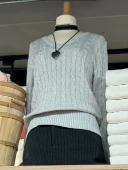 Solid Twisted Flower Knitted Sweater For Women Autumn Winter Cotton V Neck Slim Pullovers Tops Sweet Preppy Style Jumper Y2k