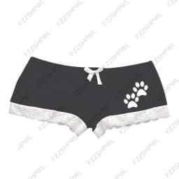 Y2K American Style Pink Cute Cat Paw Print Shorts Hot Pants with Bow and Lace Trim for Dance Summer Gothic Trendy Women Clothing