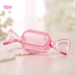 10 Pcs/lot Mini Candy Jewelry Box Transparent Sweet Candy Shaped Portable Boxes Jewellry Container Storage Waterproof Organizer
