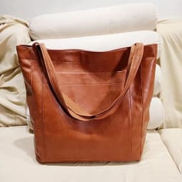 Women Bags Soft Handbag Purse Shoulder Bag with Pockets Retro Waxed Leather Large Capacity Fashion Tote Bag Commuter Bag Purse