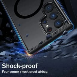 For Magsafe Translucent Case For Samsung Galaxy S26 S25 FE S24 Ultra S23 S22 Plus Shockproof Magnetic Wireless Charging Cover