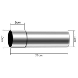 Chimney Flue Pipe Exhaust Pipe 0.2-0.5M Multi-model Stainless Steel Chimney Liner Flue Stove Pipe Water Heater Heating System