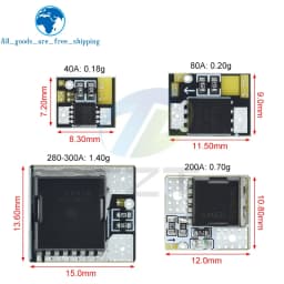 1/3PCS Mini High Power MOS Trigger Switch Drive Module Field Effect Tube PWM Regulation Electronic Switch Control Panel