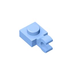 Gobricks GDS-813 PLATE 1X1 W/HOLDER VERTICAL compatible with lego 6019 61252 children's toys Assembles Building Blocks Technical