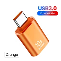 NNBILI 10A OTG USB3.0 To Type C Adapter TypeC Female to USB Male Converter Fast Charging Data Transfer For Laptop Xiaomi Samsung