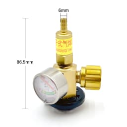 Butane Bottle Flame Arrestor Copper Flame Trap Gas Pressure Reducing Valve Snap-On Safety Valve For Portable Gas Cylinders