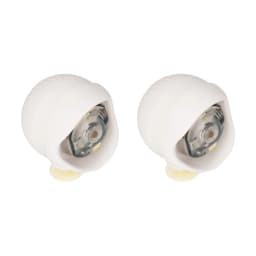 2pcs LED Shoe Lights Charms Sandal Buckle PVC Accessories Clogs Garden Shoes HeadLight 3 Lighting Modes 