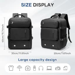 Travel Backpack Airplane Cabin Bag Ryanair Backpack 40x20x25 Luggage Laptop Bag Anti-Theft Men Women's Bag for Sports Trekking