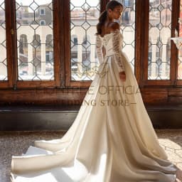 Eightree Elegant A-Line Wedding Dresses Long Sleeve Sweetheart Lace Bridal Dress Princess White Wedding Prom Gowns Customized