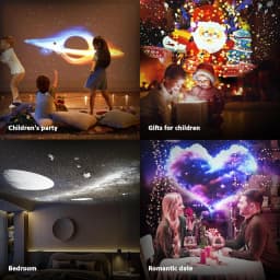 Star Projector 13 in 1 Galaxy Projector Night Light Lamps 360° Rotate 4K Ultra HD Starry Sky Projector For Room Decoration Lamp
