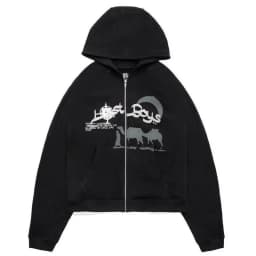 Y2K Rhinestone Cobweb Zip Up Oversized Sweatshirt 2022 Autumn Goth Hoodie Men Women Grunge Hooded Jacket Streetwear Y2K Clothing