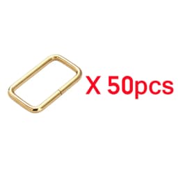 10-50pcs Rectangle Metal Buckles 13-38mm O Ring Webbing Belt Leather Rings Clasp Handbag Strap Clip Adjuster Hook Accessories