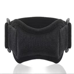 Knee Support Brace with Patellar Tendon Strap, Adjustable Shock Absorption Compression Sleeve for Basketball Running