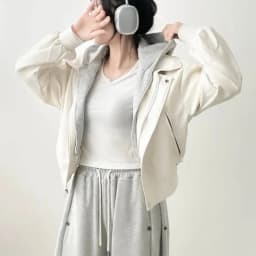 Women's Casual Chic Loose Patchwork Hoodie Jacket Autumn Winter Leather Coat Top Long Sleeve Short Length Other Material 100%