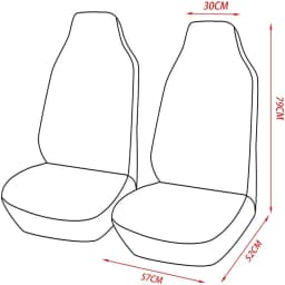 High Bucket Car Seat Covers Universal for Most Car Sport Seat Protector For Suzuki Swift2002 For Fiat Ducato For Toyota Aygo2007