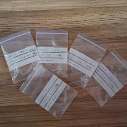 100pcs Clear Plastic Zip Bags Thick Strong Poly Baggies Resealable Zipper Top Lock Write-on White Block for Storage Packaging