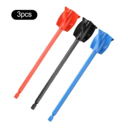 3Pc/set Epoxy Resin Mixer Paint Stirring Rod Putty Cement Paint Mixer Drill Attachment For Reusable Paint And Resin Mixer Paddle