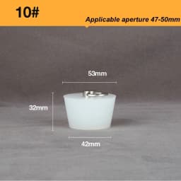 Silicone Rubber Tapered Plug 16 to 66mm Solid Bungs Stopper with Stainless Steel D Ring for Kitchen Bathroom Laundry Sink