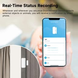 Tuya WiFi/Zigbee Door Sensor Window Sensor Smart Home Wireless Door Detector Smart Life APP Remote Control for Alexa Google