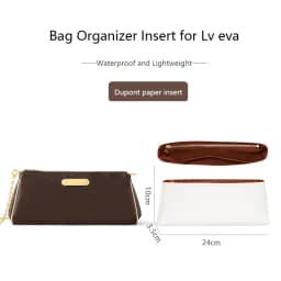 Bag Organizer Insert For Lv Eva Bag Lightweight Bag Insert Storage Dupont Paper Bag Support High-end Waterproof Bag Accessories